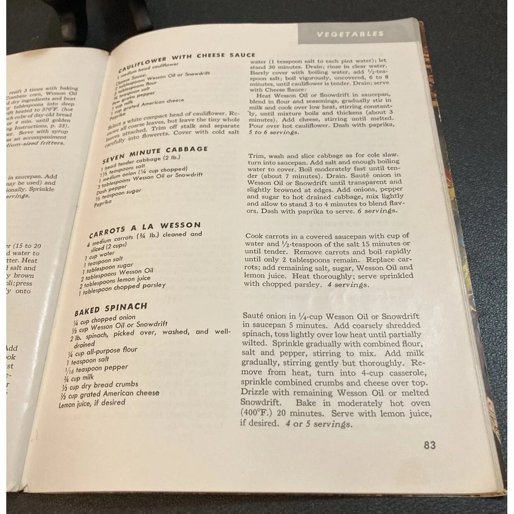 How To Win Compliments For Your Cooking 1948 Wesson Oil Snowdrift VTG Booklet